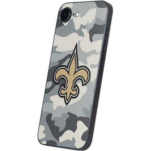 NFL New Orleans Saints Camo iPhone 16e Skin